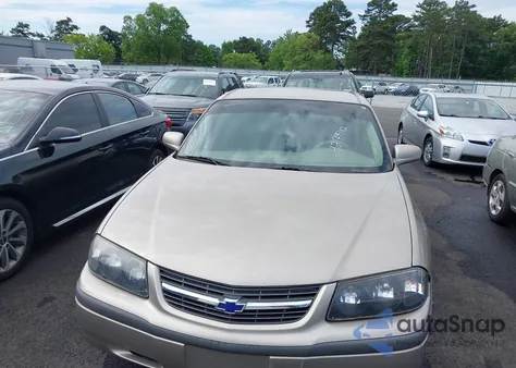 2002 Chevrolet Impala из США, поврежденный, VIN 2G1WF52E529375852